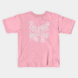 Two headed hungry monster Kids T-Shirt